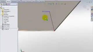 SolidWorks 2009 Miter Flange