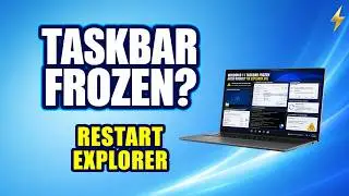Taskbar Frozen After Windows Update? Fix Explorer.exe Without Reinstalling