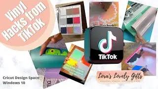 Vinyl Hacks I learned from TikTok - Cricut Vinyl Application, Cutting, Transferring, Weeding, Layers
