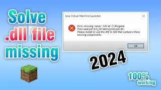 Solve Tlauncher jvm.dll file missing || Minecraft critical error 2023