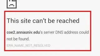 This site can’t be reached|ERR_NAME_NOT_RESOLVED Error in Google Chrome
