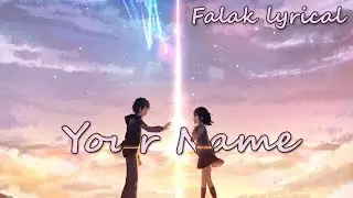 your name 4k edit 🔥| your name falak Tak song ❤️ edit  #anime