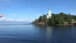 Отплываем на ОМике от Валаама. 11 июля 2022
