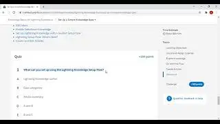 Set Up a Simple Knowledge Base   Salesforce Trailheads