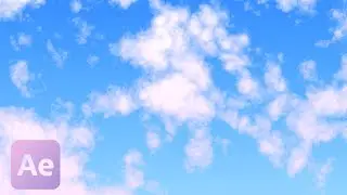 Create Moving clouds in 7 minutes!  QUICK and EASY After Effects 2023