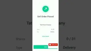 How to sell delivery stock at price limit||Market News|| #marketnews #sharemarket #groww
