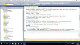 How to Create Backup and Restore Database Using SQL Command