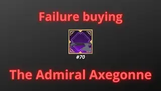 Failure buying the Admiral Axegonne #70 | The Wild West | Roblox