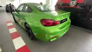 BMW M4 twin-turbocharged 3.0-liter inline-six 473 HP Cold startup and Pop and bang FULLY STOCK