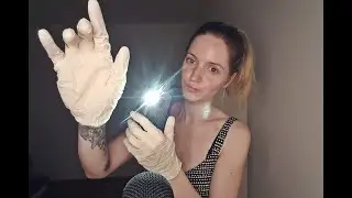 ASMR with your triggers - Patreon Trigger Video April - gloves, follow the light, hand sounds
