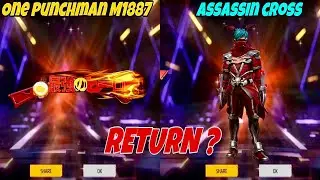 Assassin cross bundle return free fire ? | Free fire one punch man m1887 return