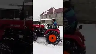 Shifeng 244 с прицепом по снегу  ШИФЕНГ