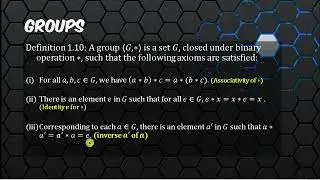 Lecture 5| Groups and Subgroups|Part2