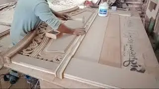 Amazing Woodworking Carpentry Skills / How To Build Dubble Bed / DIY Plywood Bed  #woodworking  #13