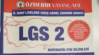 Özdebir Lgs 2 Matematik Soru ve Cevapları
