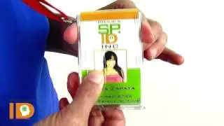 Rigidwear Clear Vertical 2-Card Badge Holder 1840-6560  by Specialist ID