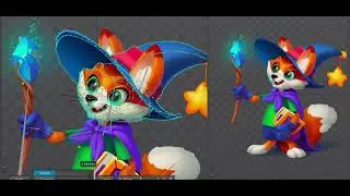 Spine 2D Character Animation Fox