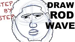 Drawing Rod Wave | How To Draw Rappers