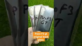 poco F3 gt back glass #original #7706017317