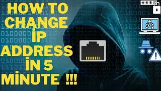 How to change ip address in 5 minute | KALİ LİNUX