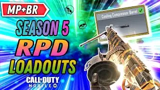 Unlimited Ammo+No Reload Best RPD Gunsmith Attachments for MP & BR in Season 5 Call of Duty Mobile!!