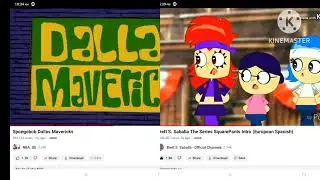 SpongeBob Dallas Mavericks spllit Brett S. Saballa The Series SquarePants intro (European Spanish