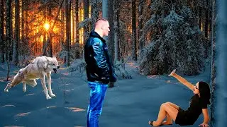 The man dragged the girl into the forest. But at the last moment it happened...