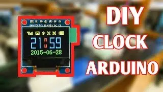 Arduino OLED Clock using DS1307 ic | Arduino OLED clock project