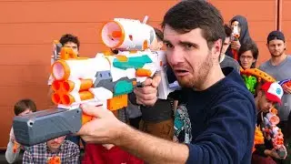 ENORME BATTLE ROYALE DANS LA VRAIE VIE ! (PUBG NERF)