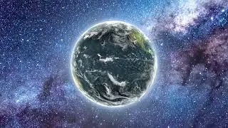 Videophone, footage planet earth, loop