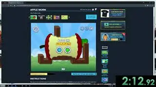 APPLE WORM SPEEDRUN 3:30.95