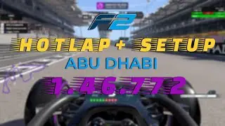 Abu Dhabi F2 Hotlap + Setup F1 2021 Formula 2 gameplay - 1.46.772