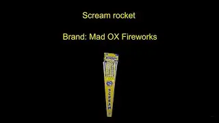 OX1533 - Scream rocket
