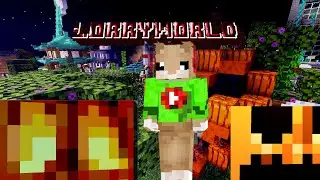 Хэллоуин на сервере | Построил тыкву на сервере LorryWorld в майнкрафте