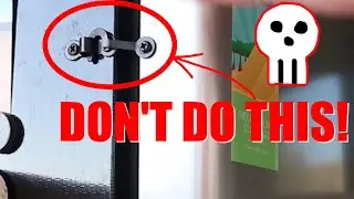 Van fridge mount and latch solution (Campervan / RV)