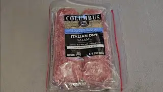 Costco Sale Item Review Columbus Craft Meats Reduced Sodium Italian Dry Salame Salami Taste Test