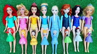 Cute Miniatures Disney Princess Frozen ELSA & Annall! elsa satisfying unboxing | Review Toys