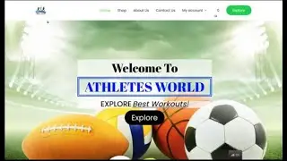 Athletes World - WordPress eCommerce Website