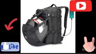 KEMIMOTO Motorcycle Helmet Backpack Bag