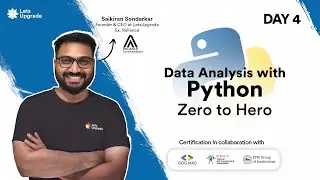 Day 4 | Data Visualization | Data Analysis with Python Zero to Hero (5 Days)