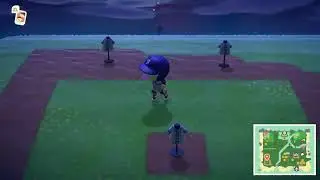 Finished my baseball field in Animal Crossing New Horizon