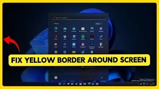 Fix Yellow Border Around Screen Windows 11/10 (2024)