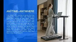 Egofit Walker Pro Smallest Under Desk Treadmill Walking Pad for Office & Home
