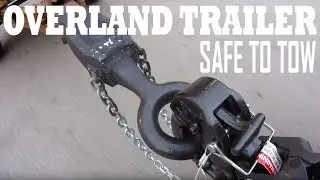 Lunette ring and pintle hook to tow - Overland Trailer Ep4