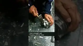 Forged ceramic cylinder testing