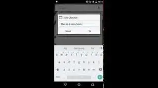 How to add a note from the widget