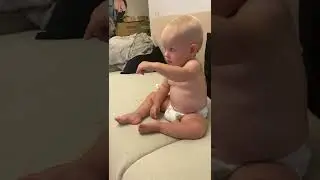 Cute Baby Sounds | When The Players On TV Are Messing Up | #funnybabies #shorts #cute #tv #cutesound