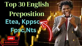 Top 30 English MCQs | Most repeated English Preposition from etea kppsc and nts rest