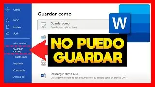 ✅NO PUEDO GUARDAR DOCUMENTO DE WORD