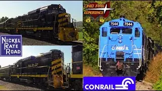 NKP 902 leads the Ohio Rail Experience (Return to the Big Four) excursion through Lawrenceburg IN